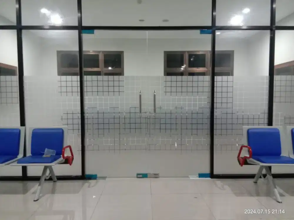 STIKER KACA SANDBLAST MURAH STICKER BURAM CUTTING & KACA FILM RIBEN