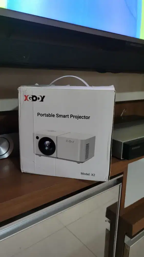 Smart proyektor Xgody X2 kondisi baru ex review gambar bagus jernih