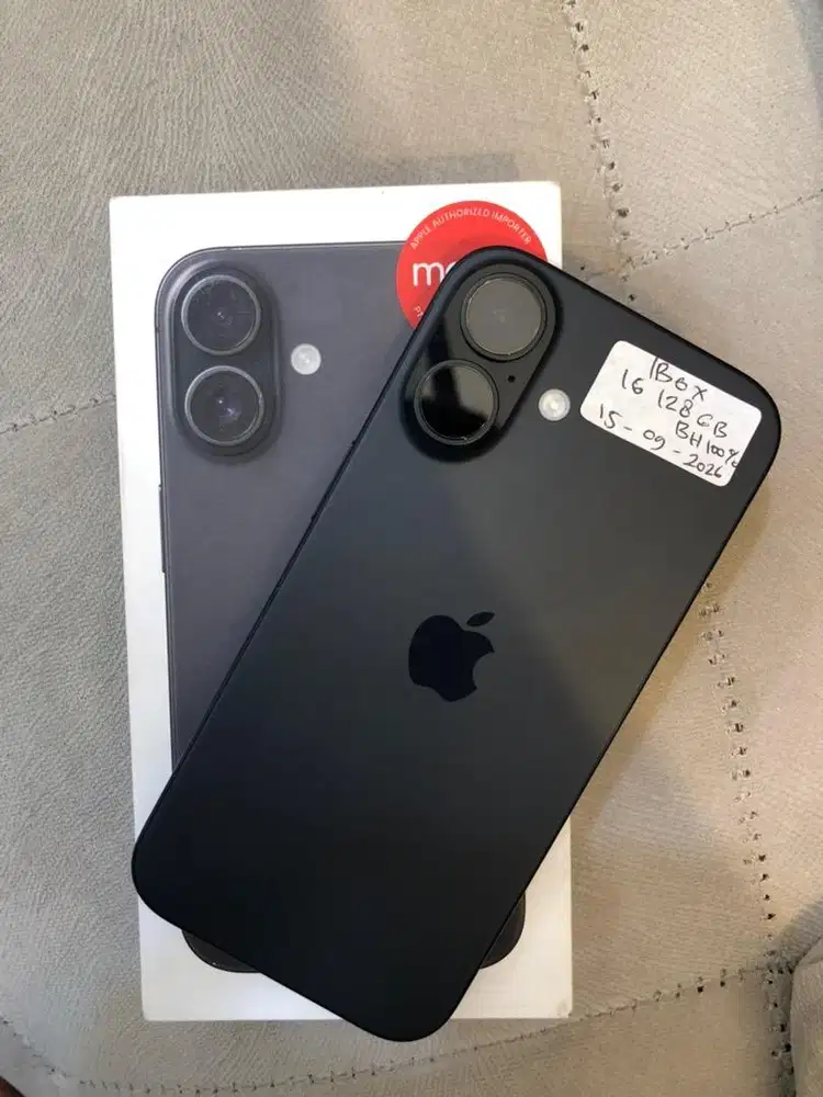 Iphone 16 128Gb Black Ibox Second Like New