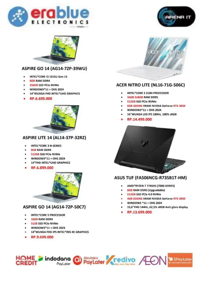 Promo Cicilan Laptop