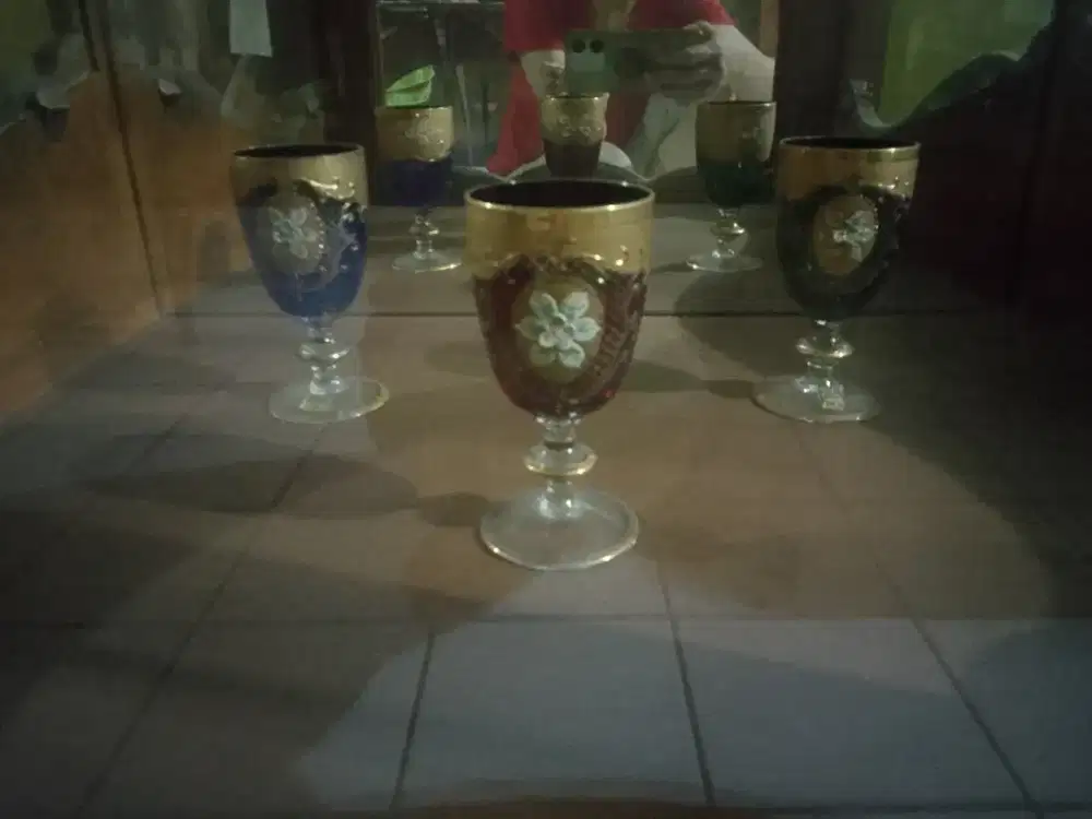 Pajangan Kristal Set Piala