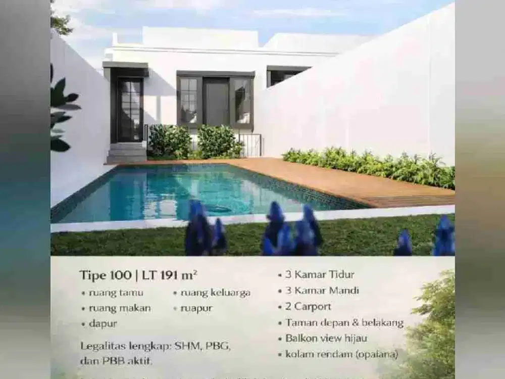 Hunian di kawasan dago bandung dengan harga murah mulai dari 2 M bisa cash dan dicicil langsung pemilik