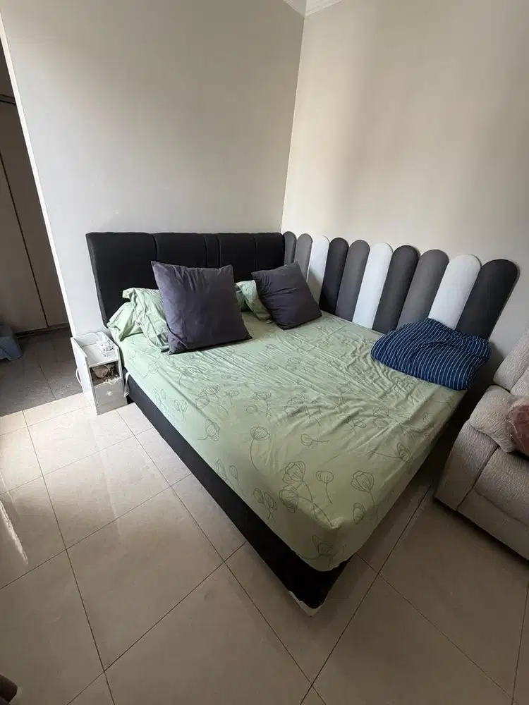 Kasur springbed rocky komplit set 180 x 200