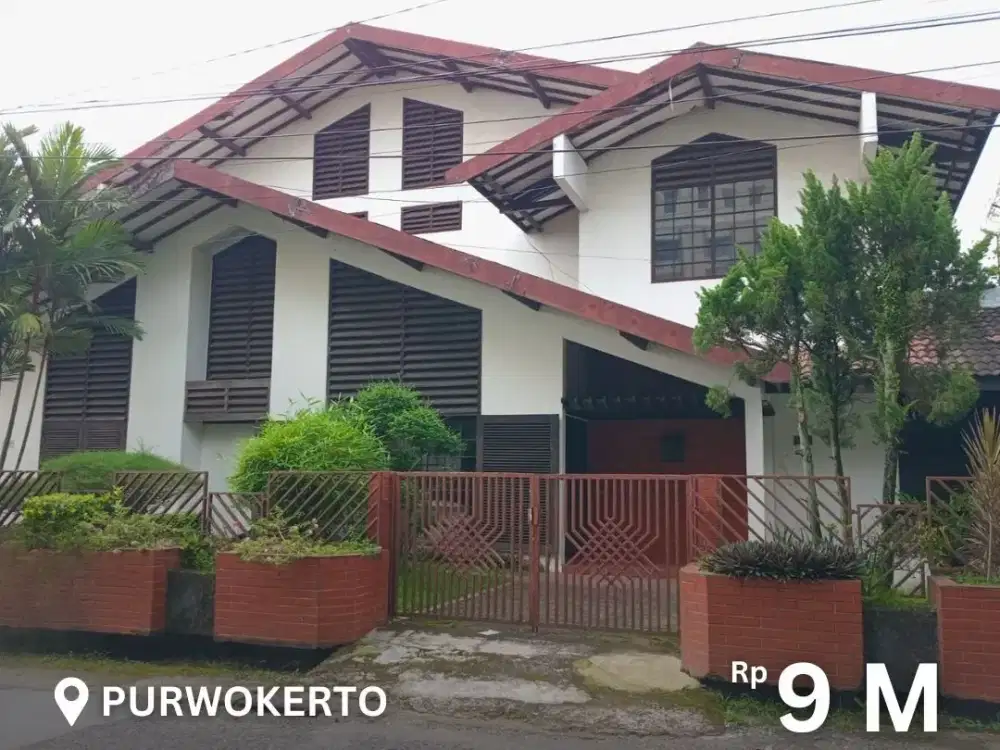 Dijual Rumah Mewah Pusat Kota 2 Lantai Area Purwokerto