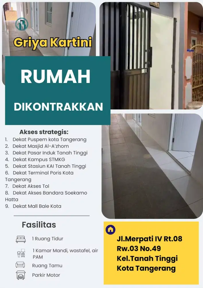 Rumah Di Kontrakan Kota Tangerang