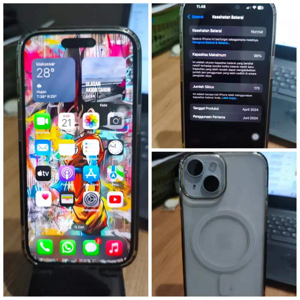 Iphone 15. 128gb. ex Ibox