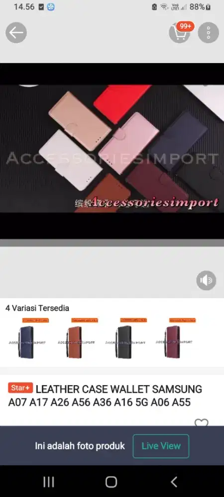 Leather case samsung A03