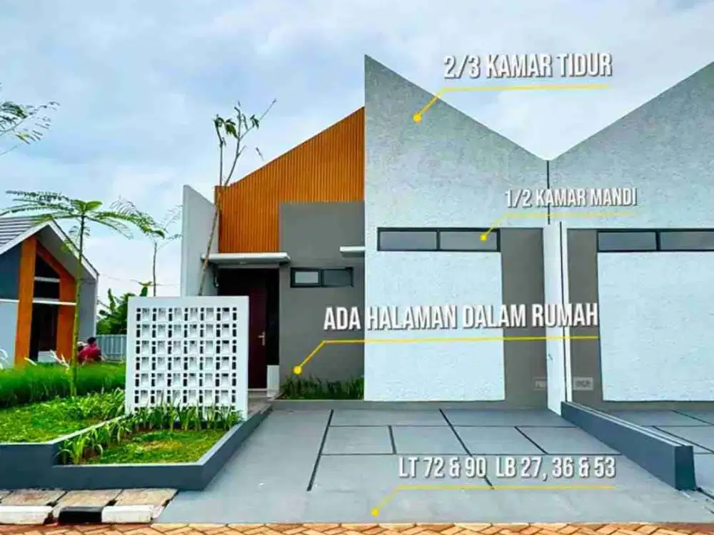 RUMAH MEWAH SIAPHUNI DP 0% NEMPEL STASIUN CITAYAM DAN TOL