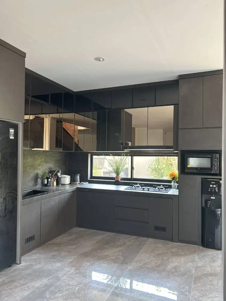 Kitchen Set Modern Dark Chocolate (Custom)