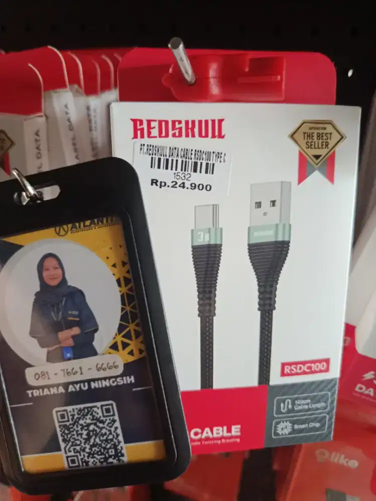 PT REDSKULL DATA CABLE RSDC100 TYPE C | ATLANTIS DAHSYAT