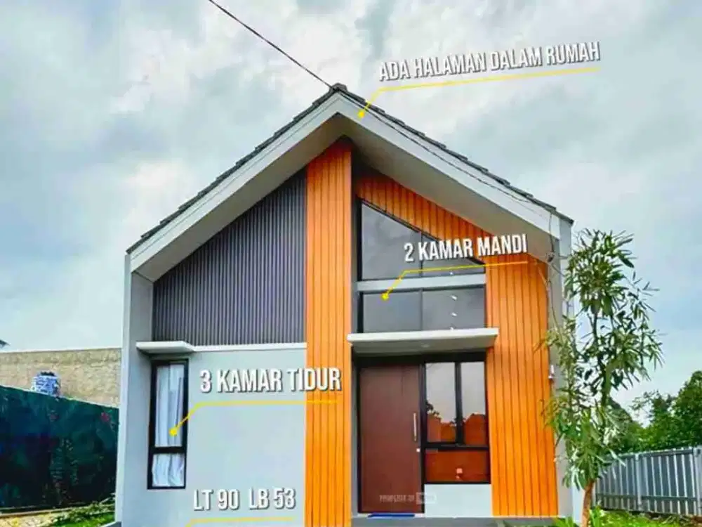 RUMAH MEWAH TANAH LUAS SIAPHUNI DP 0% NEMPEL STASIUN CITAYAM DAN TOL