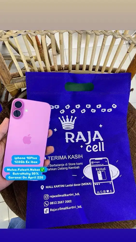 Iphone 16plus 128Gb Ex ibox