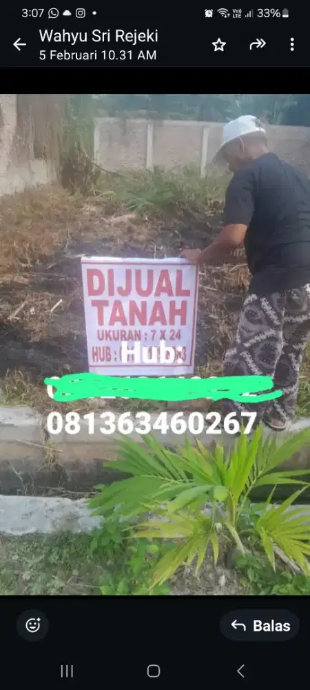 Tanah Kavling Dijual
