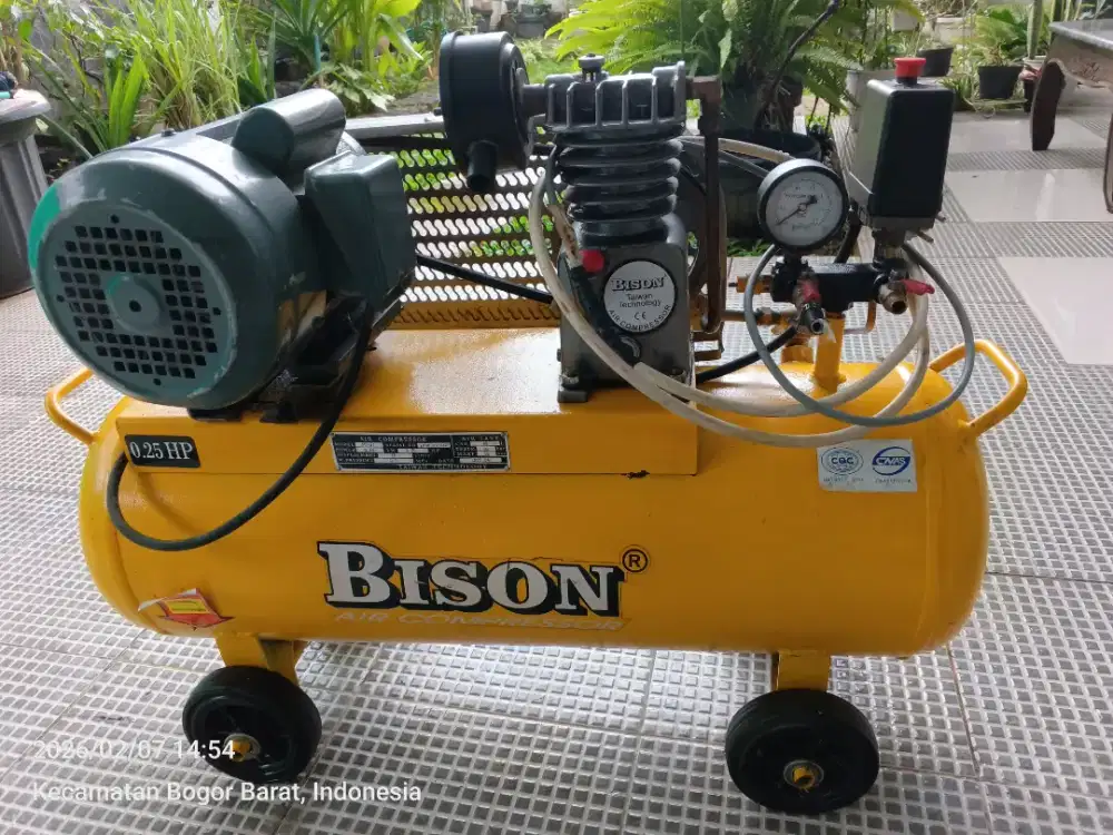 Bison kompresor 40 liter, 0,25 hp