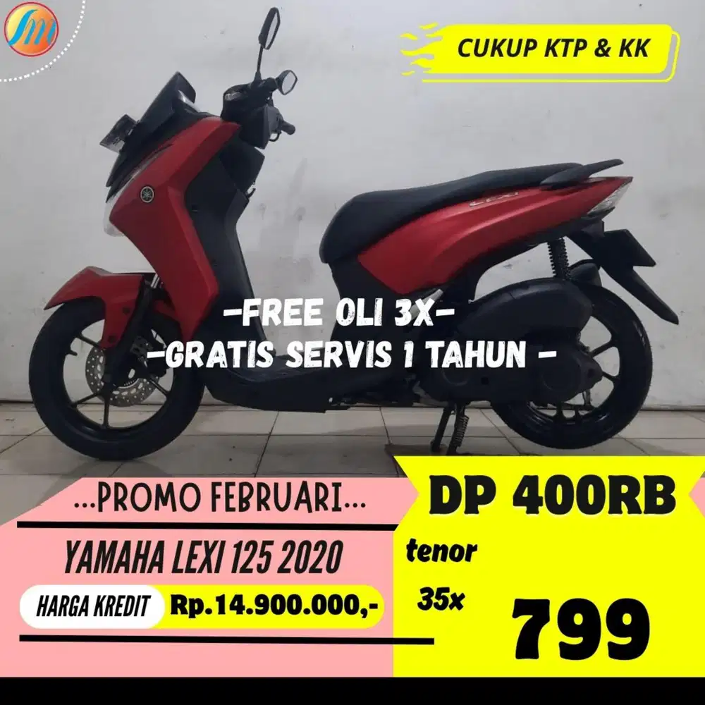 YAMAHA LEXI 125 2020 DP CUKUP 400RIBU ANGSURAN SANGAT RINGAN KTP KK