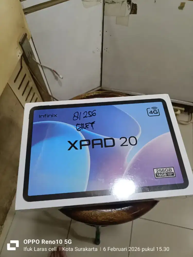 INFINIX XPAD 20 8/256 BARU FRESH