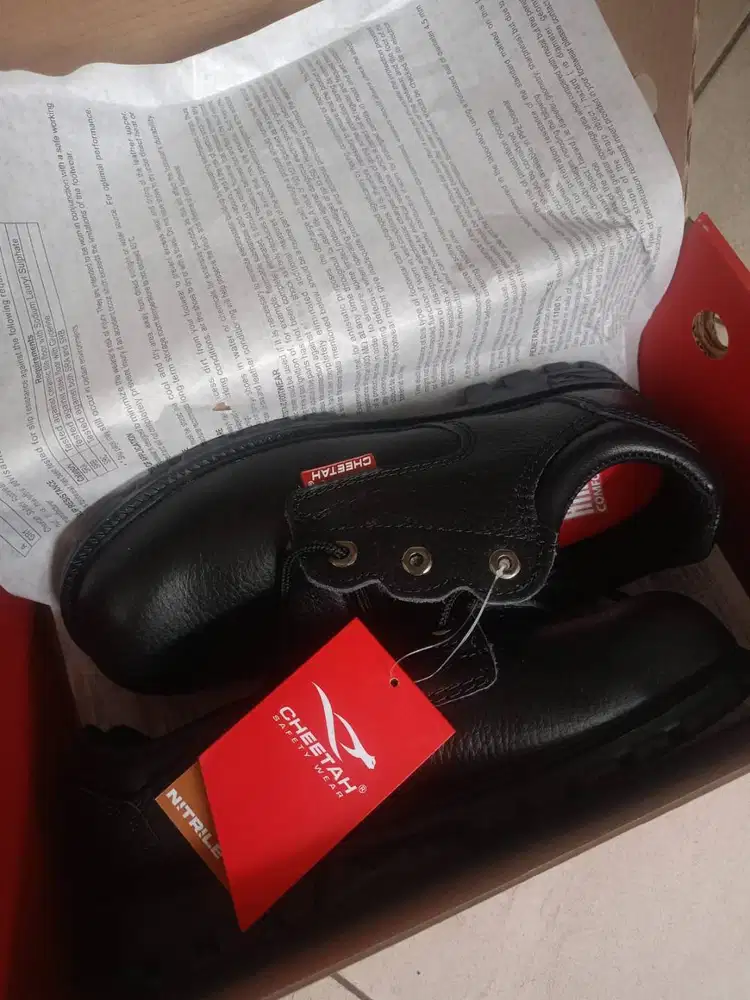 Stock Terbatas ! Original 100% Tahun 2026 Sepatu Safety Cheetah 2002H