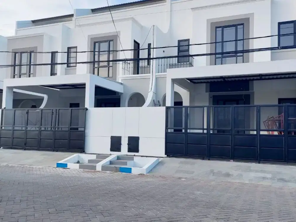 Rumah Gress 2 Lt American Attic Murah Pondok Tjandra Dekat Surabaya Rungkut