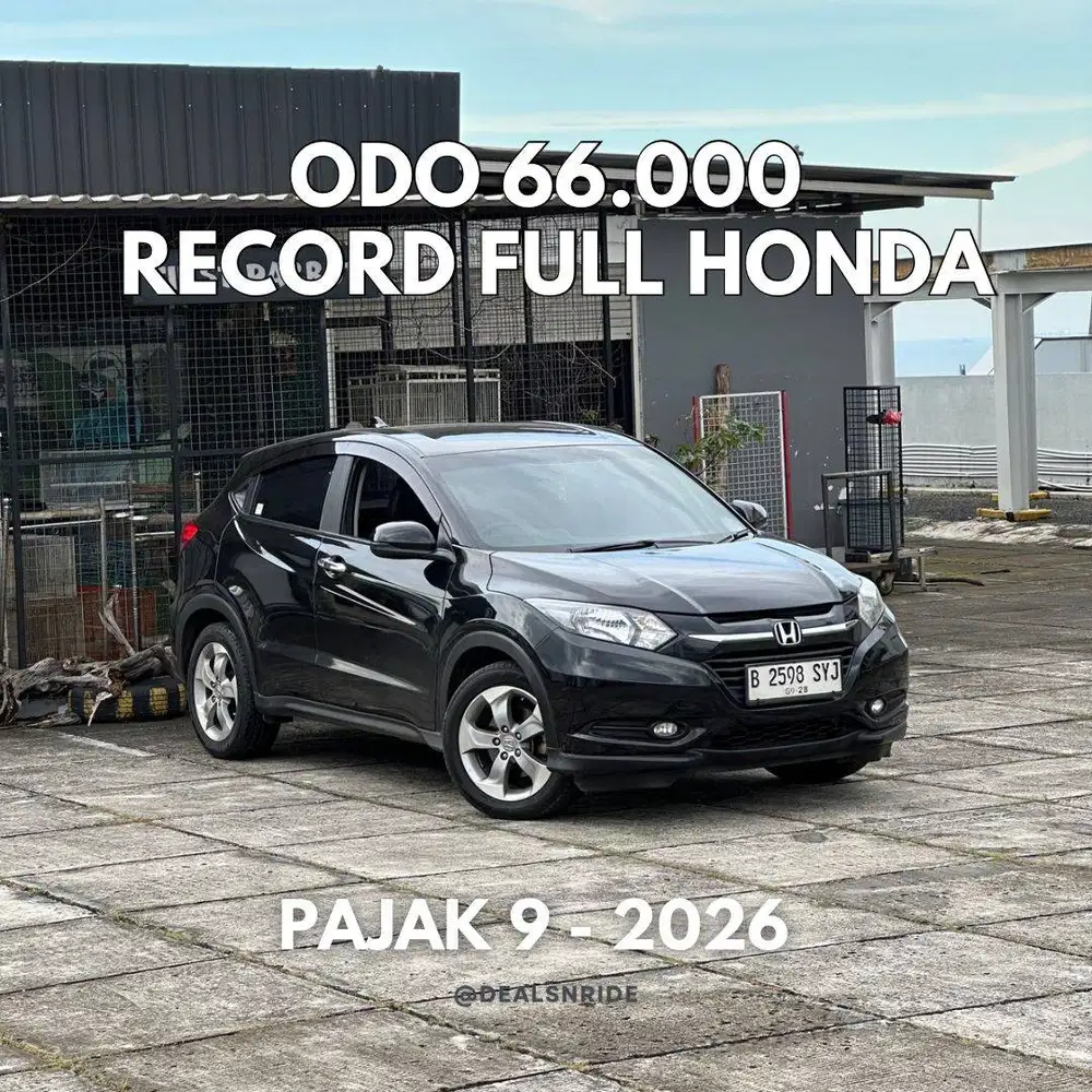 KM 66.000 ANTIKKK ! PAJAK 9/2026 HONDA HRV E CVT 2018 RECORD FULLHONDA