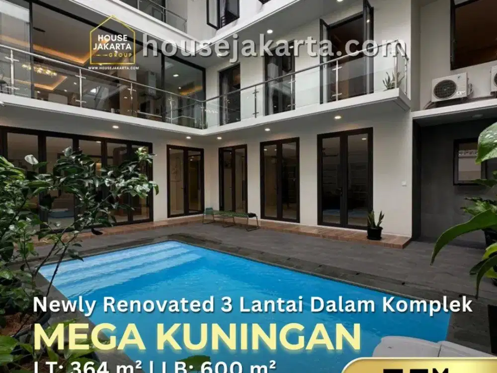 Rumah Mewah New Renovated Mega Kuningan | Komplek Elite, One Gate System