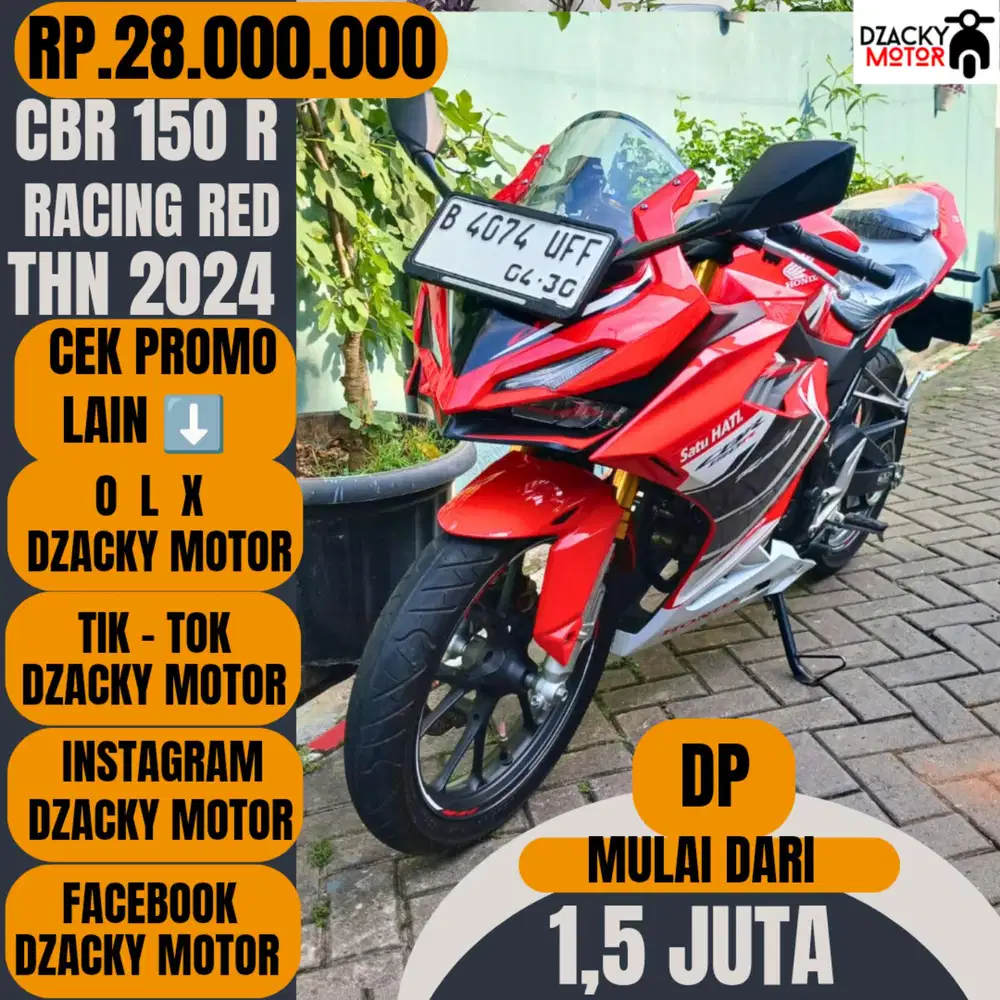 CBR 150 R RACING RED 2024 SECOND LIKE NEW