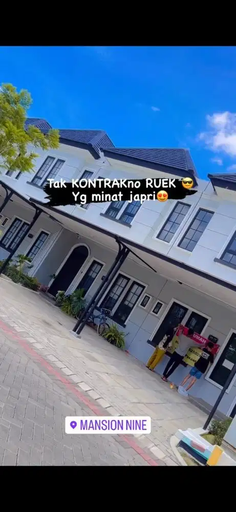 DISEWAKAN BANGUNAN BARU