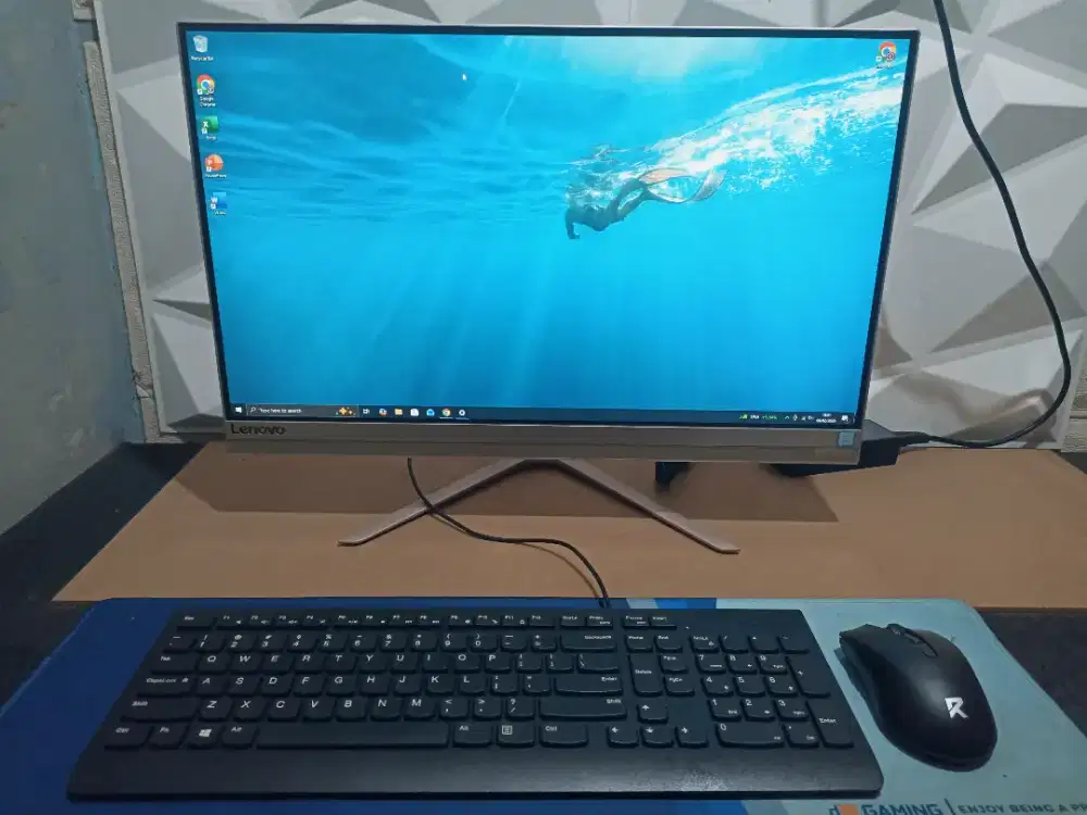 PC AIO Lenovo i5 gen 7 SSD 512 Dual VGA 23 inc