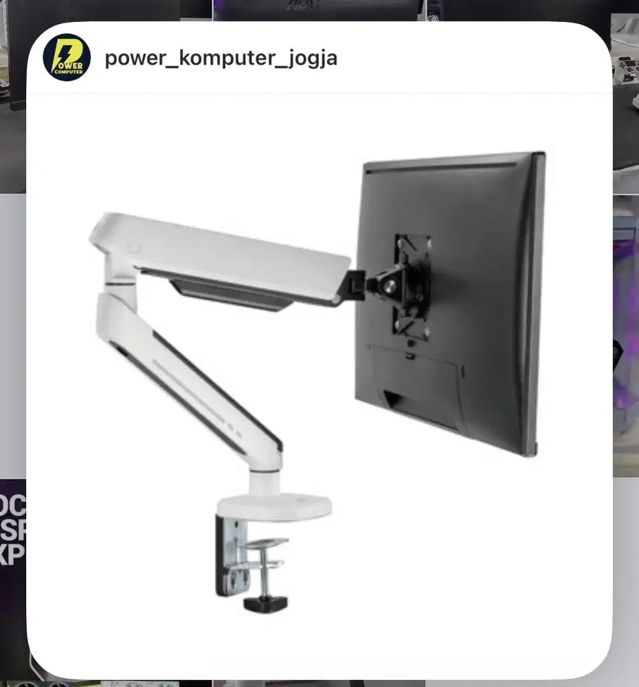 Bracket Monitor Oximus Zdp118 New Box Black/White Ada 220ribu freeongk