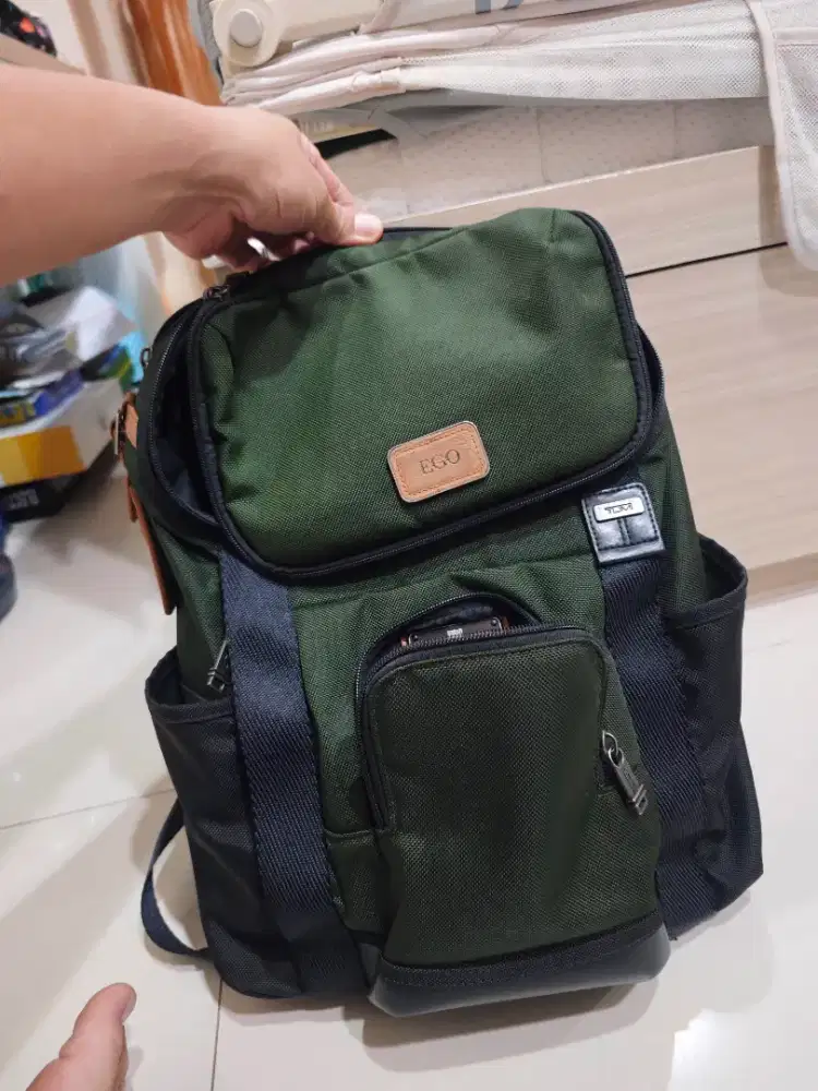 Tas Tumi Alpha Bravo green masih bagus