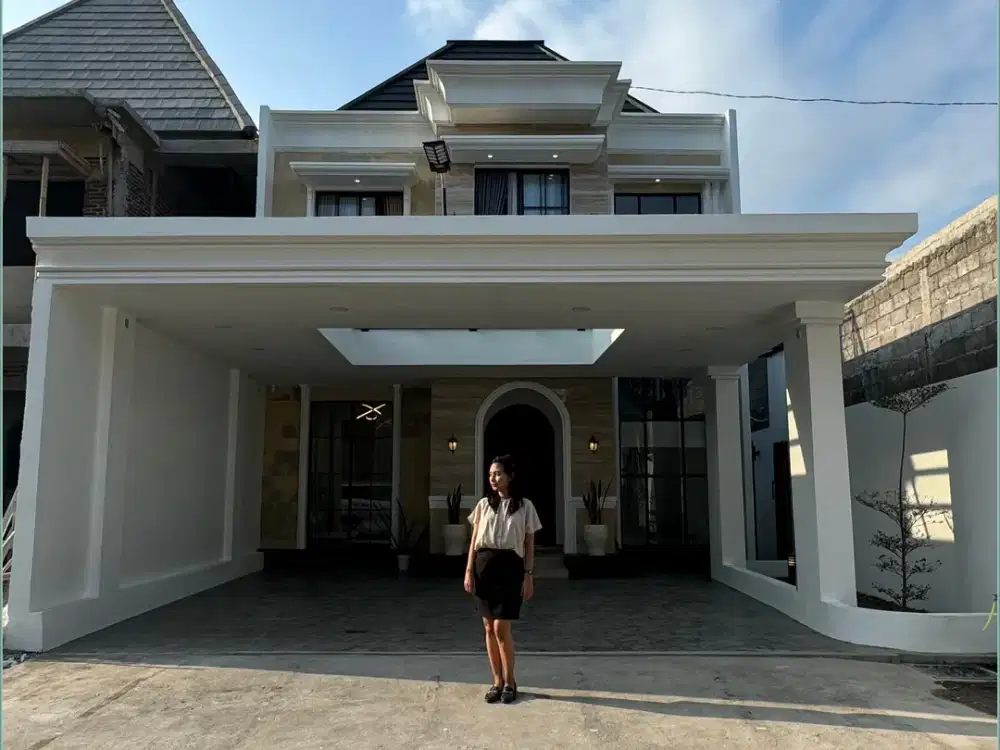 Rumah Mewah Jogja  American Style 2 Lantai Private Pool SHM + IMB