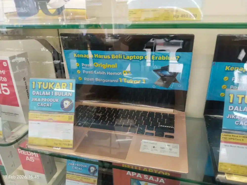 LAPTOP GARANSI RESMI, CICILAN TANPA DP, CUKUP KTP SAJA