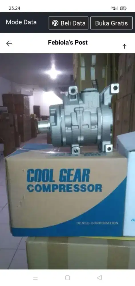 KOMPRESOR AC MOBIL merk DENSO.SANDEN.DLL