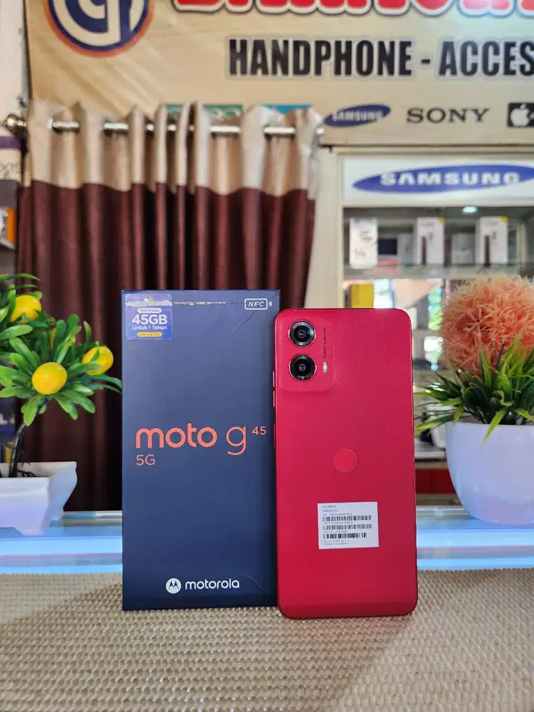 Motorola G45 5G Ram 8+8Gb/ 256Gb Fullset Mulus Original 100%  Like New