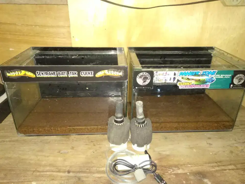 Aquarium bekas 30x20x20cm