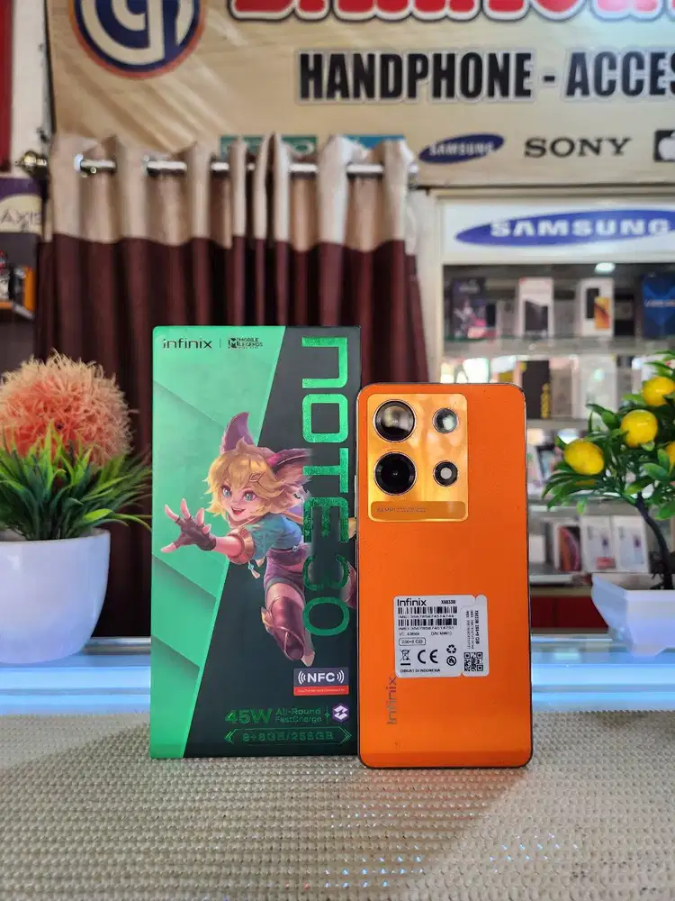 Infinix Note 30 Ram 8+8Gb/ 256Gb Fullset Mulus Original 100% Bergarans