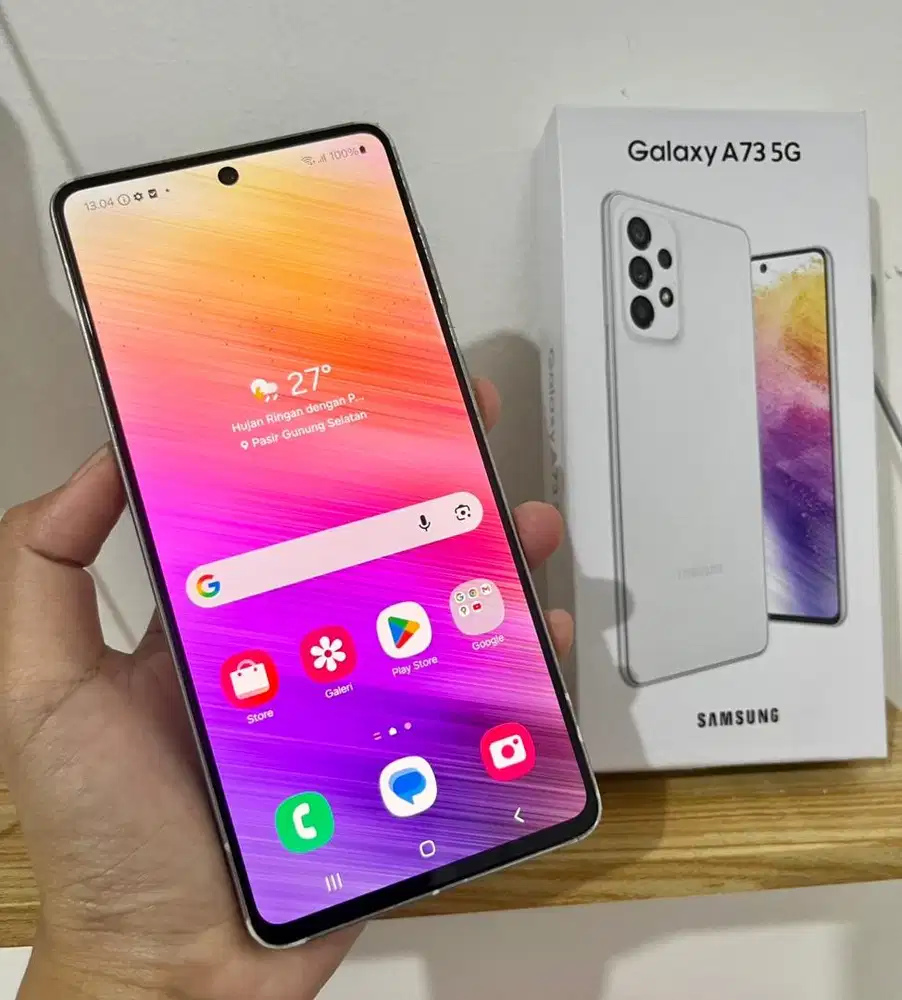 Samsung galaxy A73 8/256 fullset no minus