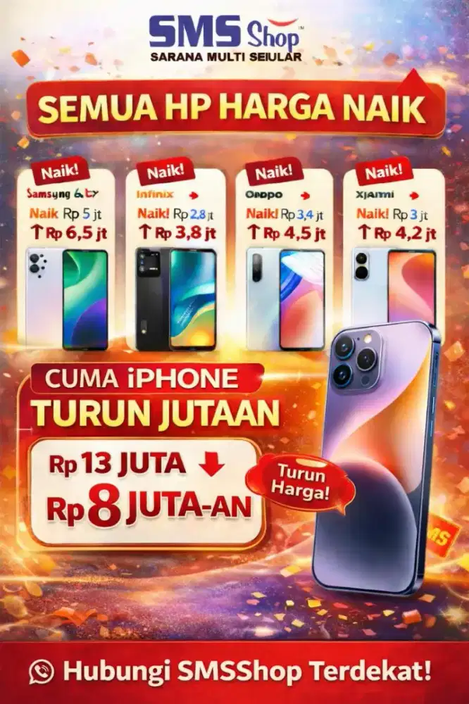 Promo imlek iphone turun harga