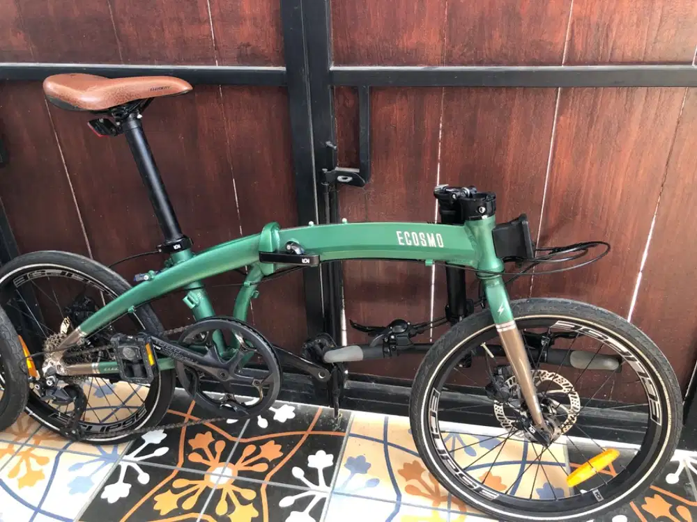 Sepeda Lipat Element Ecosmo filosofi Kopi 9Speed