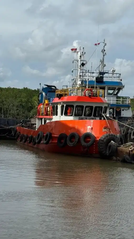 Di jual Tugboat / kapal tunda Mitsubishi 2x600 hp tahun 2009
