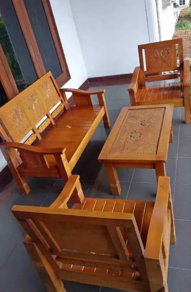 Kursi Meja original Jati (Good Condition)