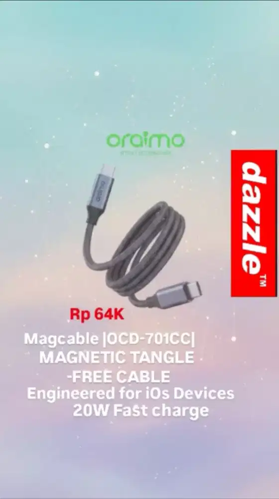 Kabel data Oraimo smart accessories