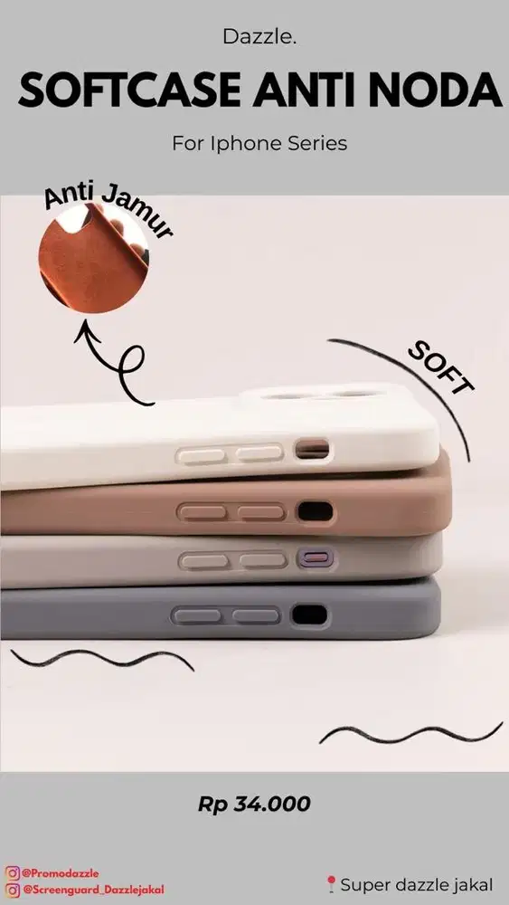 Softcase Anti Noda For iphone Series
