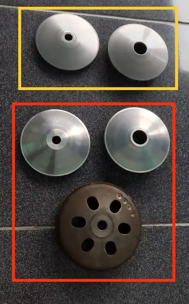 Rumah Roller, tutup rumah roller , mangkok ganda Vario 125 old kzr