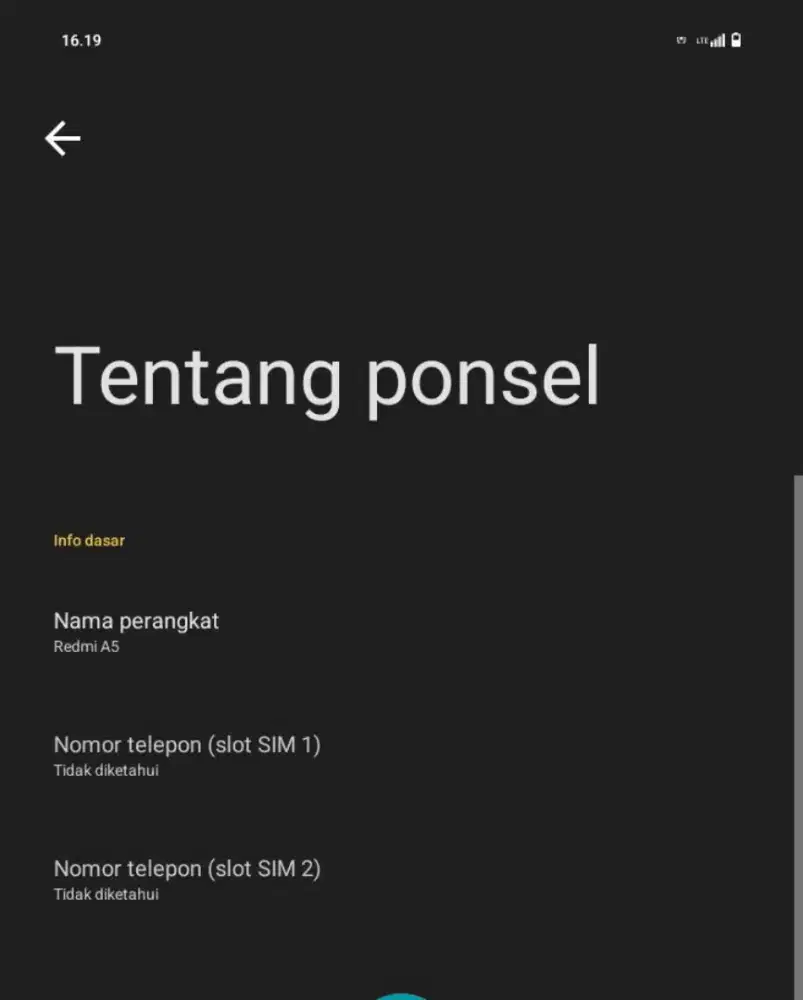 REDMI A5 nyari kembalian aja