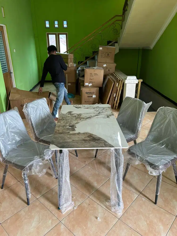 SALE MEJA MAKAN MARMER
