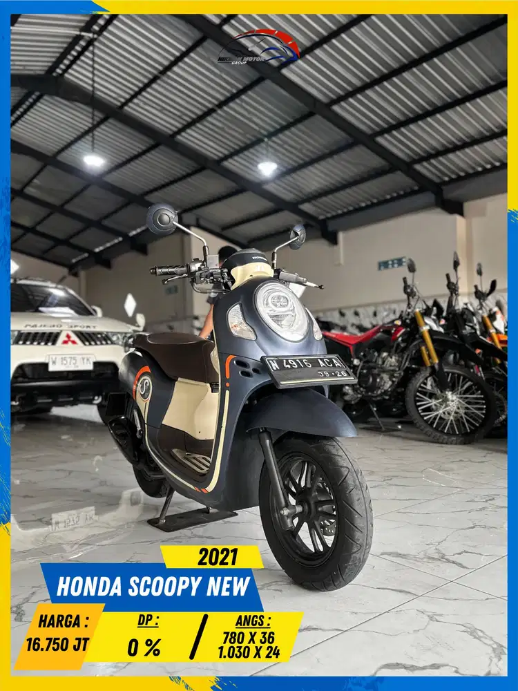 HONDA SCOOPY NEW 2021 LIKE NEW MASZEHH HIKMAH MOTOR KEPUH