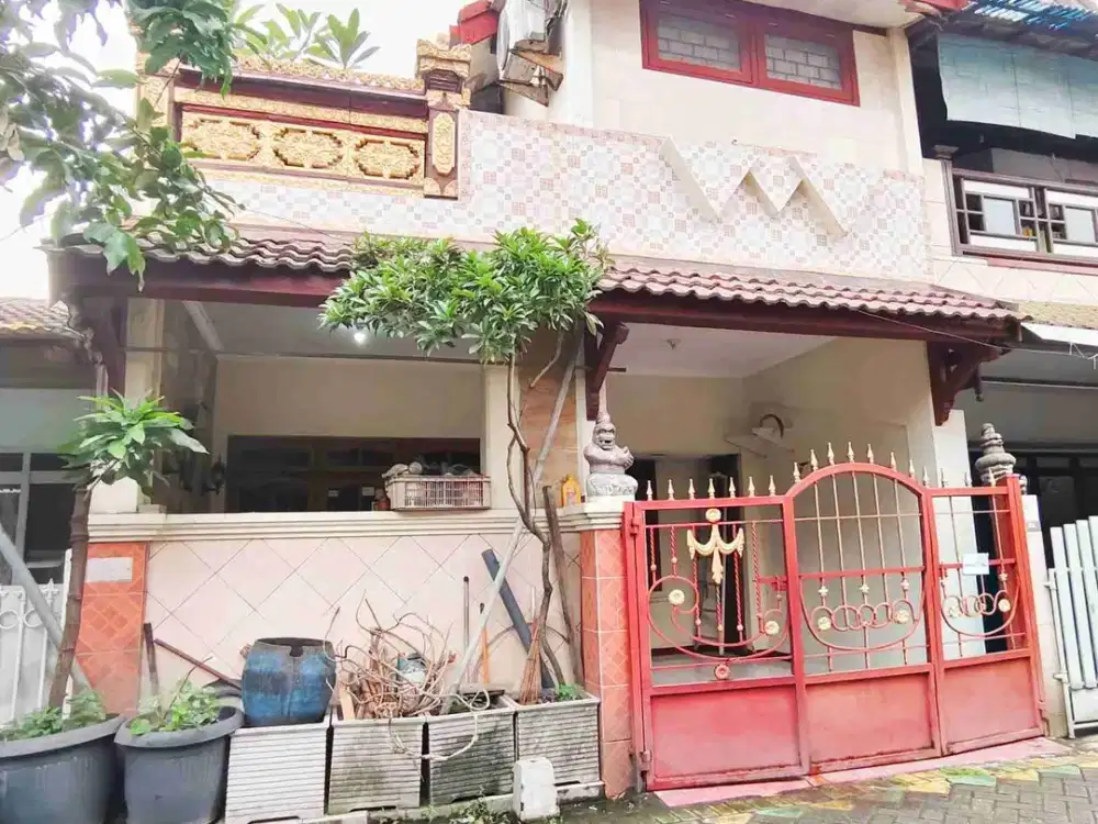 Rumah SHM 2Lt Jual Murah di Rungkut Surabaya Dekat Merr&Transmart Rungkut