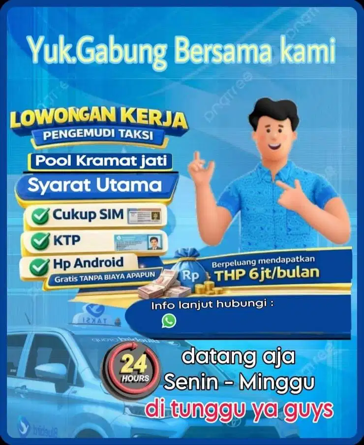 Lowongan driver, langsung kerja!