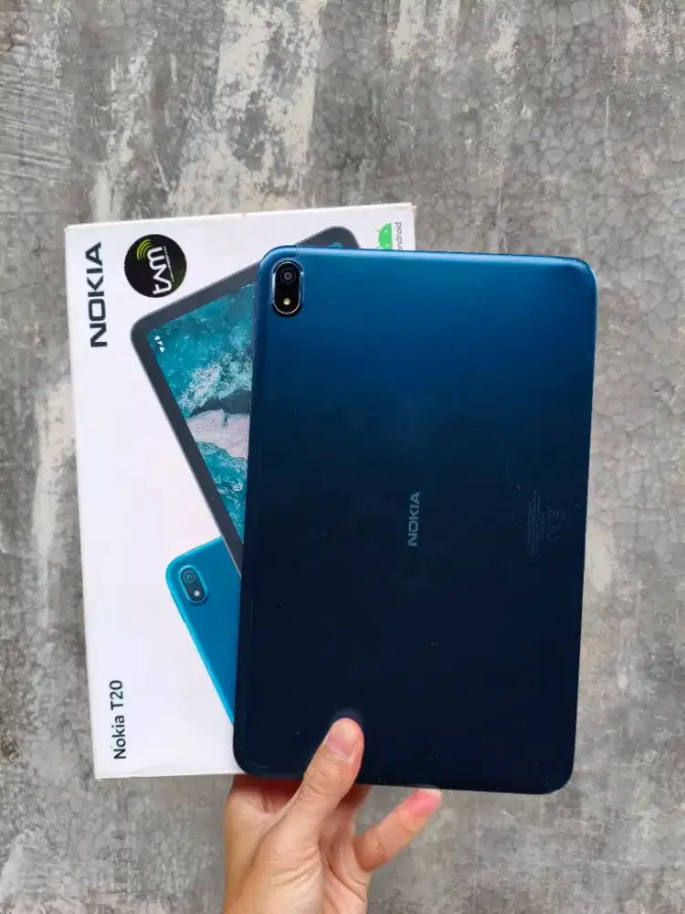 Tablet 11 Inchi Nokia T20 4/64GB Ngebut Nonton Android 13 Fullset
