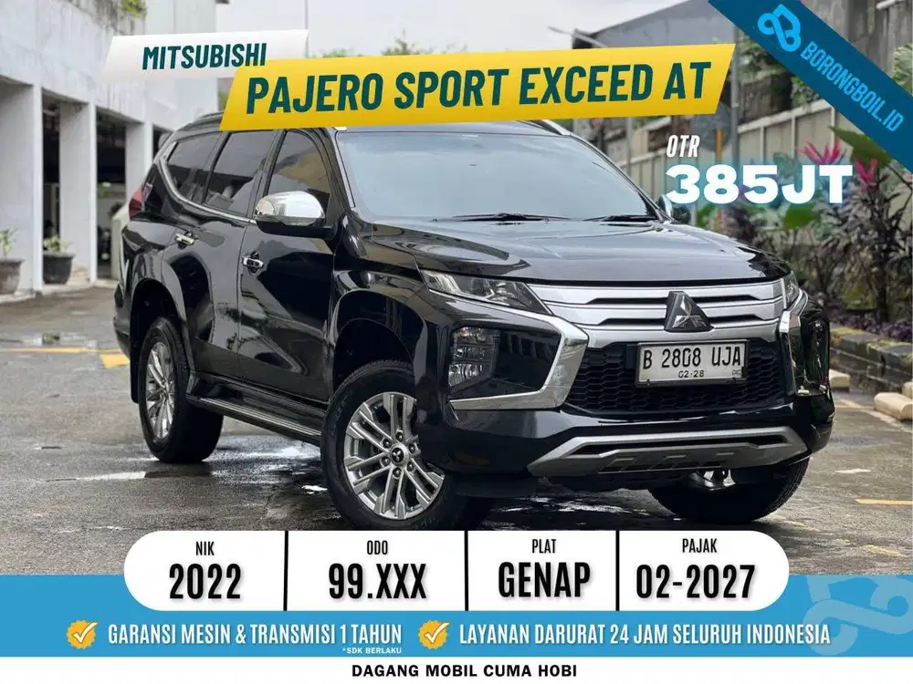 MITSUBISHI PAJERO SPORT EXCEED 2.5 DIESEL MATIC 2022 SIAP PAKAI